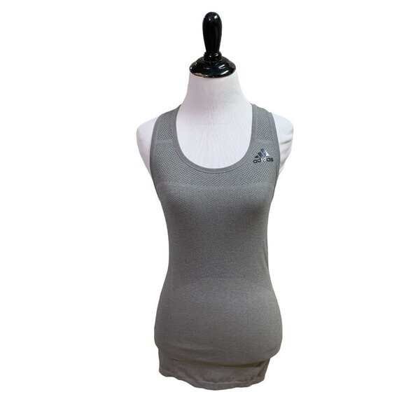 Adidas TechFit Women's M Medium Athletic Tank Top Stretchy Quick Dry Racerback - Picture 1 of 6